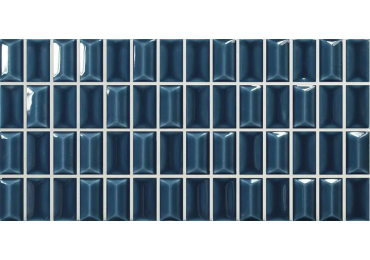 3D Bars Diamond Sapphire Gloss 12.5X25