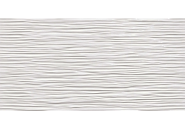 3D Wave White Glossy 40×80