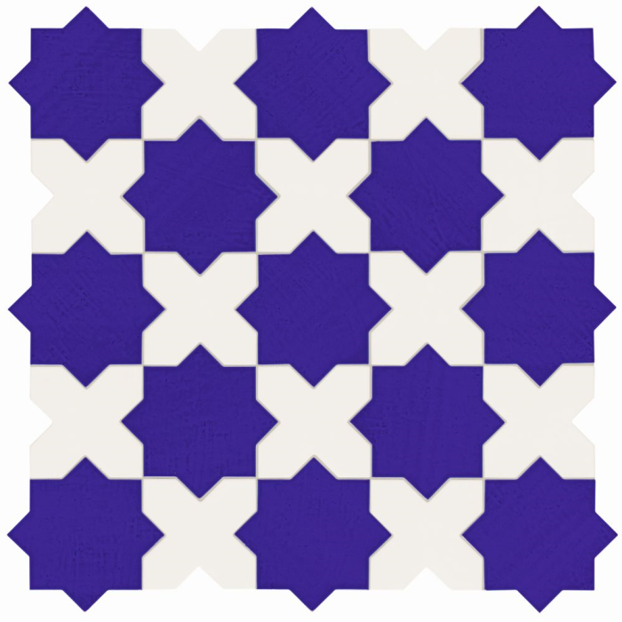 Argile Star Blu 18x18