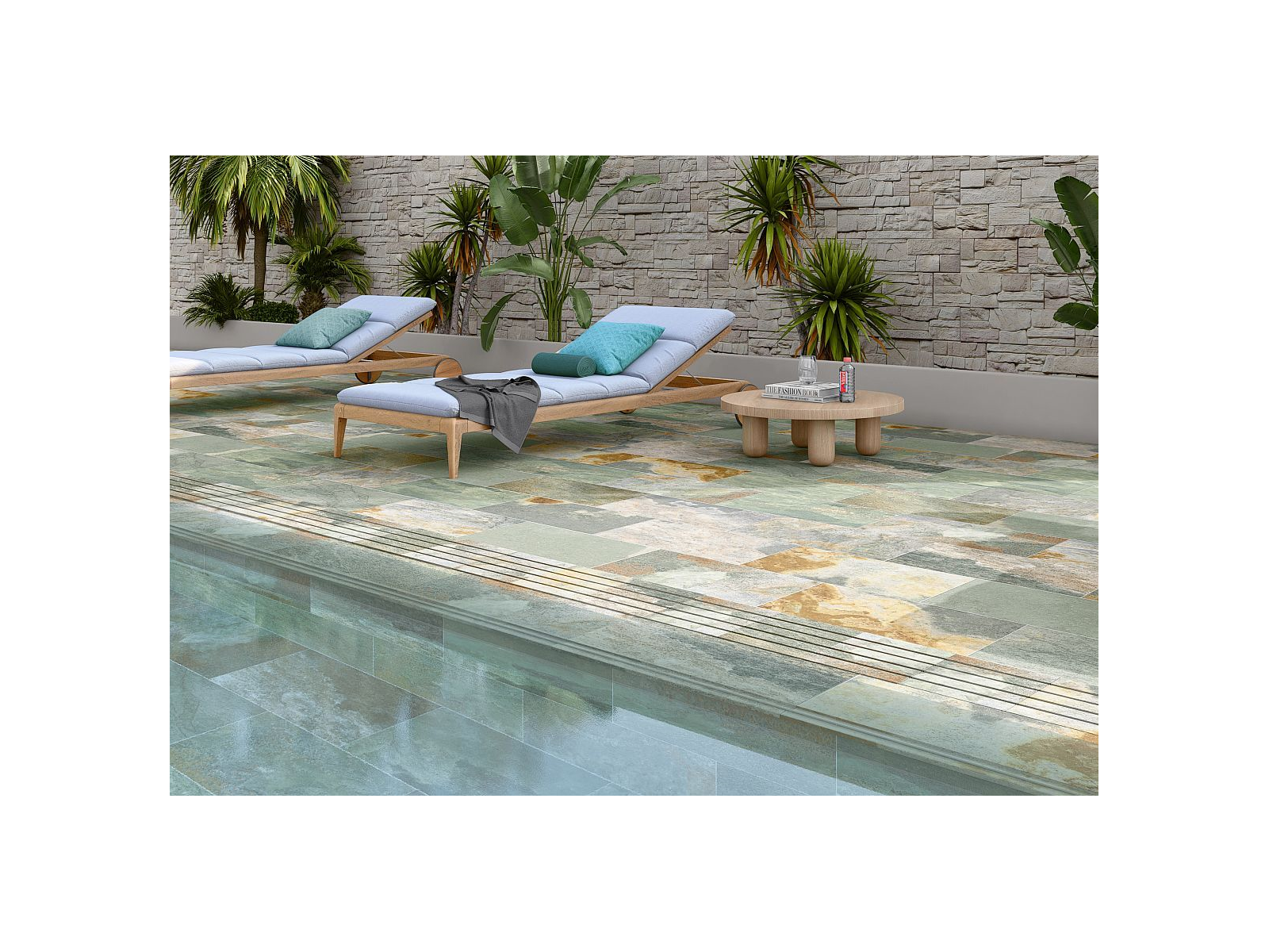 Aspen Multicolor Peldano Full 33x100
