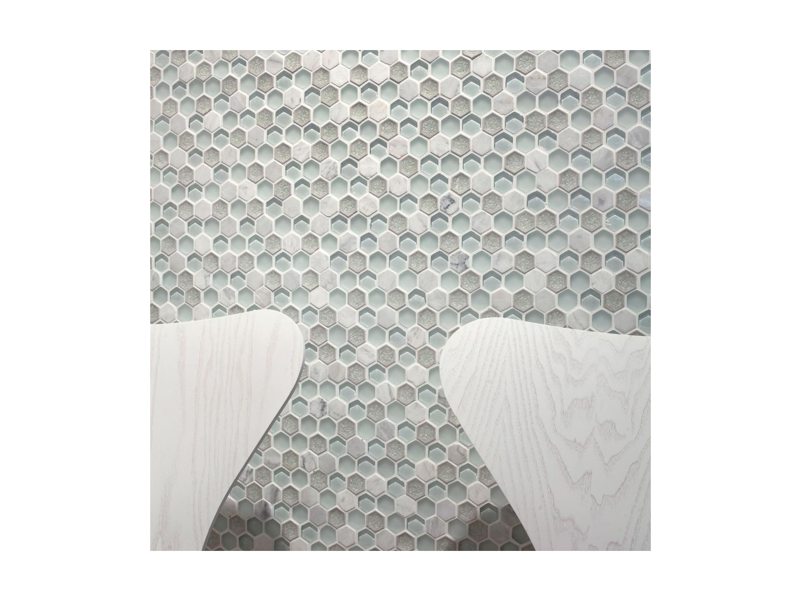Aura Hexagon Whites 29X30