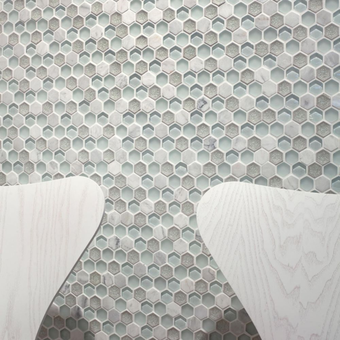 Aura Hexagon Whites 29X30