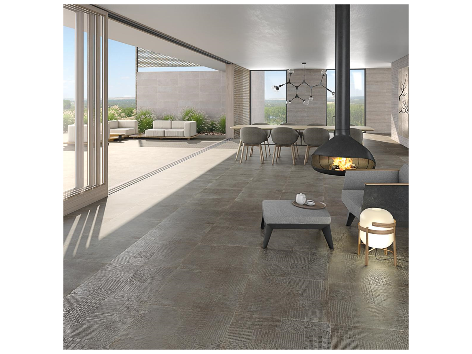 Avelin Mosaic-Sp Ceniza   30X30