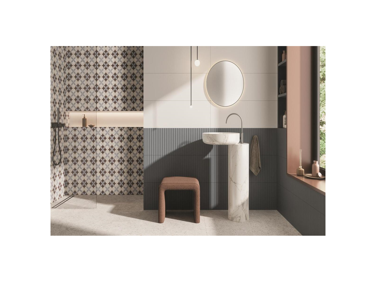 Balea Greige 30X90