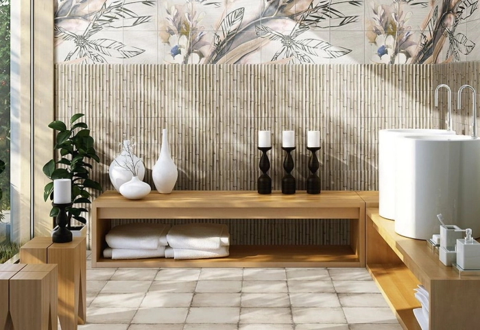 Bamboo Cream 15X30