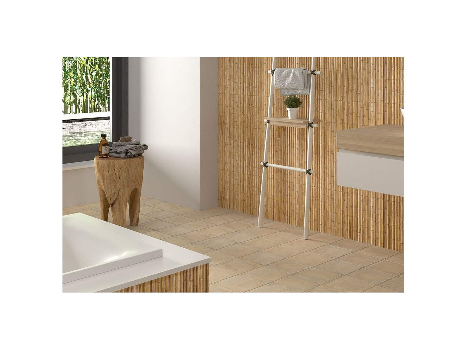 Bamboo White 15X30