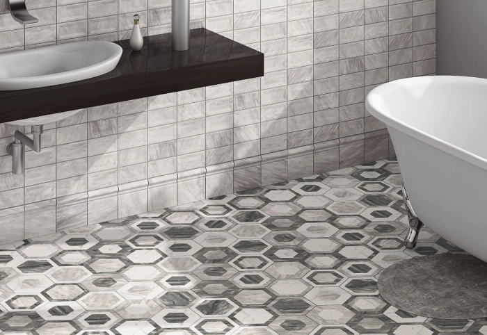Bardiglio Hexagon Light 17,5x20