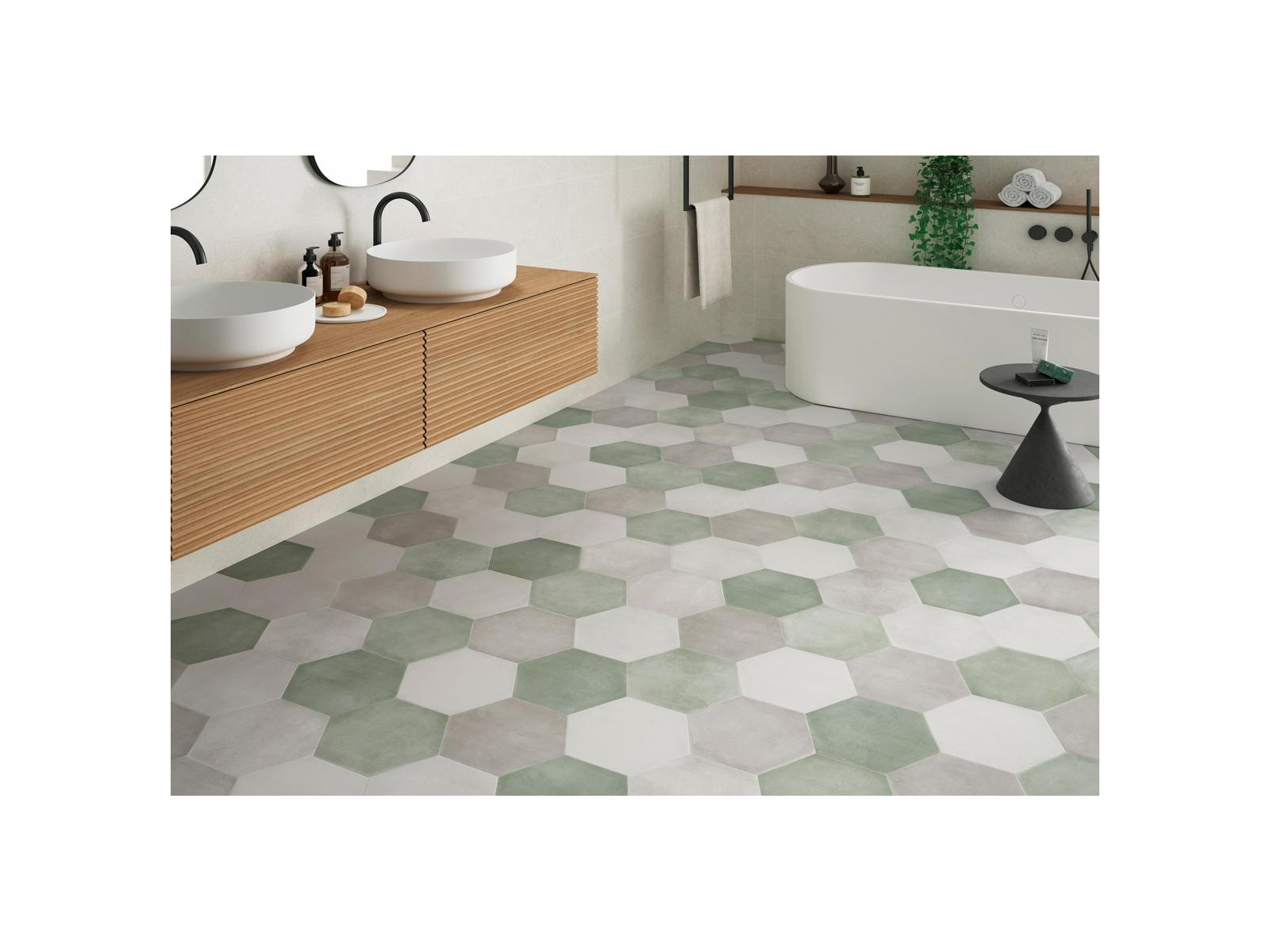 Bari Black Hex 23X27