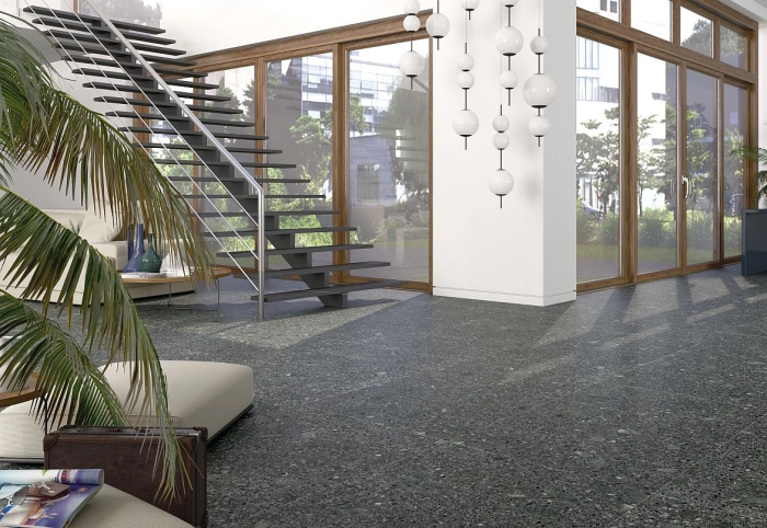 Battuto Grafito 20x20