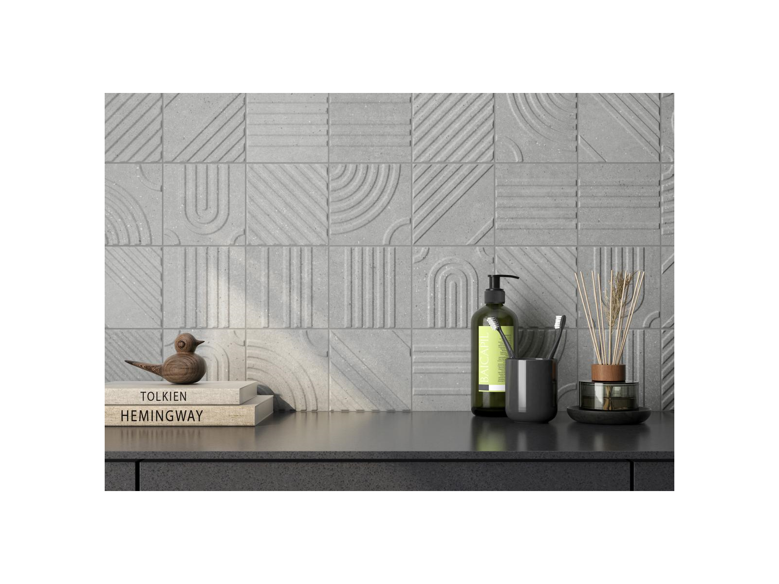 Beat Grey 15X15