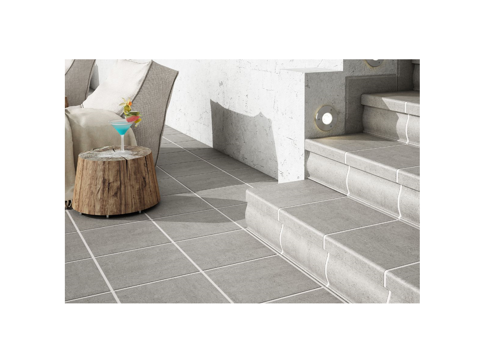 Beige Stone Ant. rohový lem 62,5X62,5X4