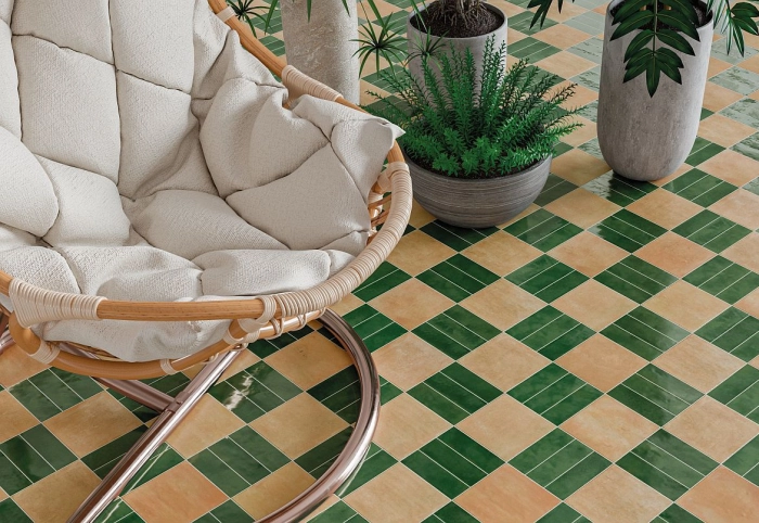 Bejmat Decor Tan Olive 15X15