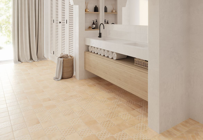 Bejmat Decor Tan White 15X15
