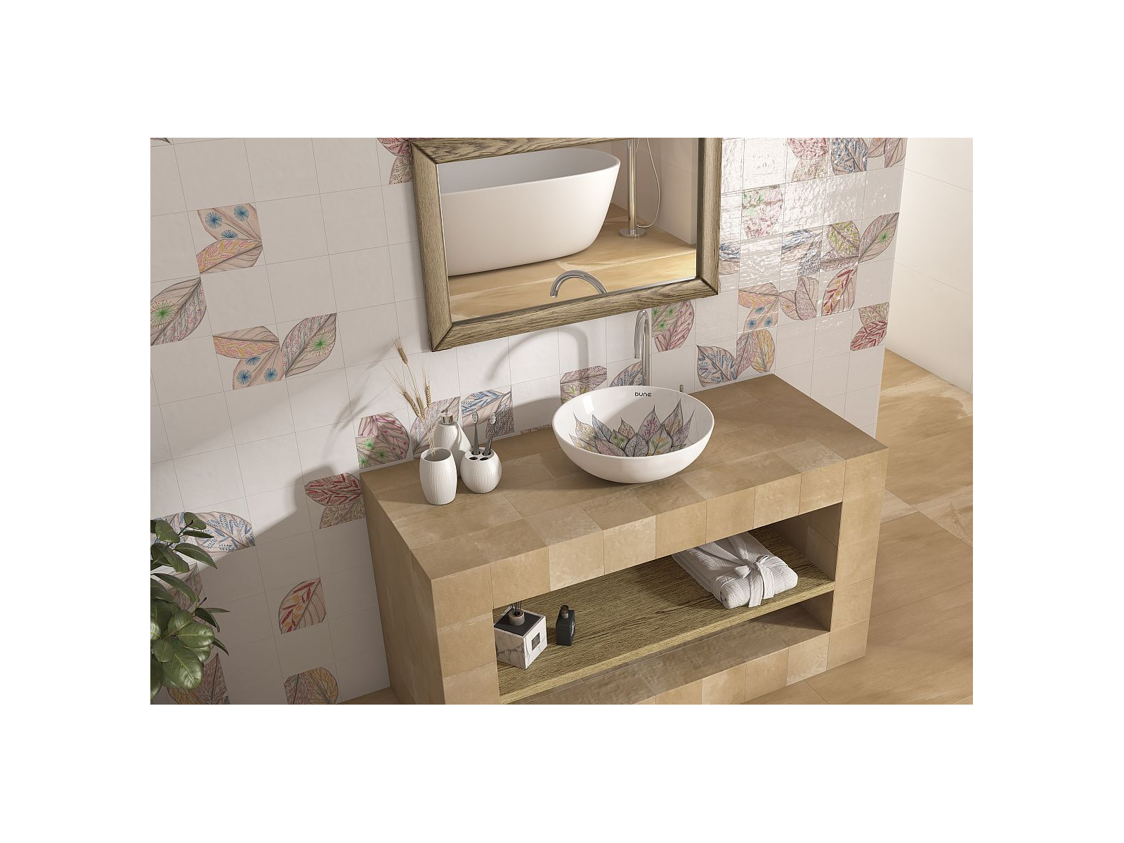 Berlin Flamingo Matt 14,7x14,7