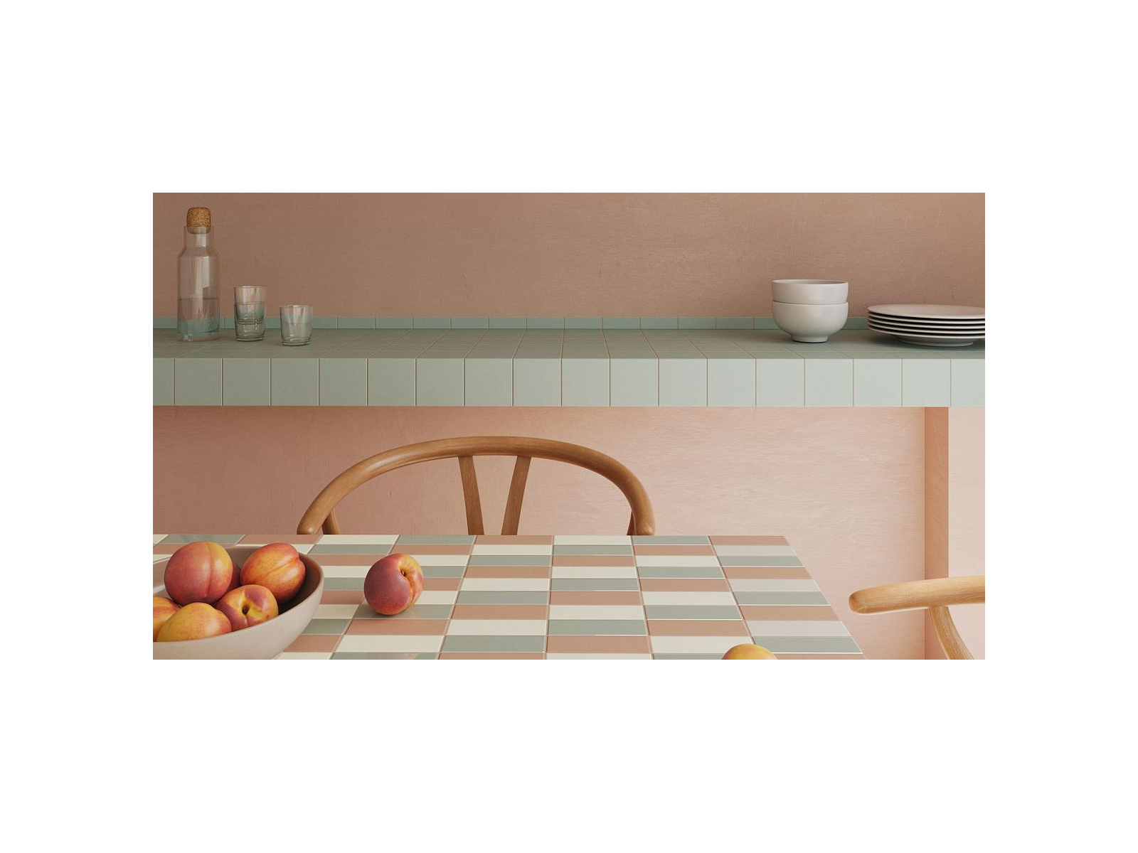 Bits Celadon Matt 3,7X11,6