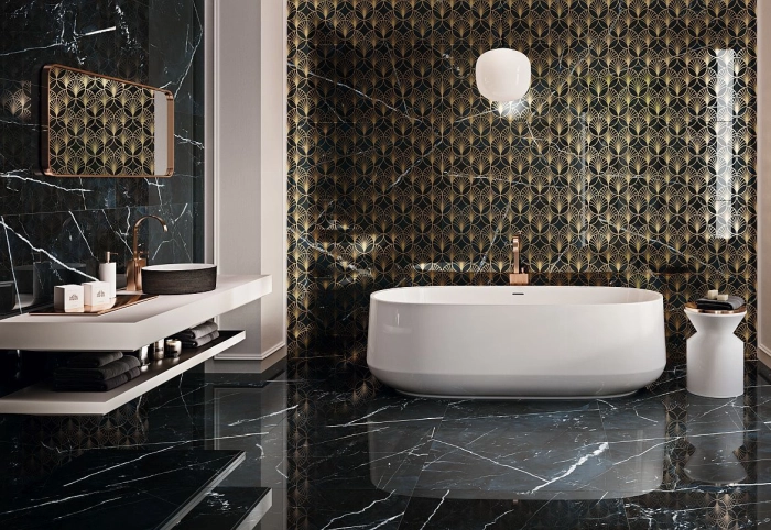 Black Calacatta 90X90