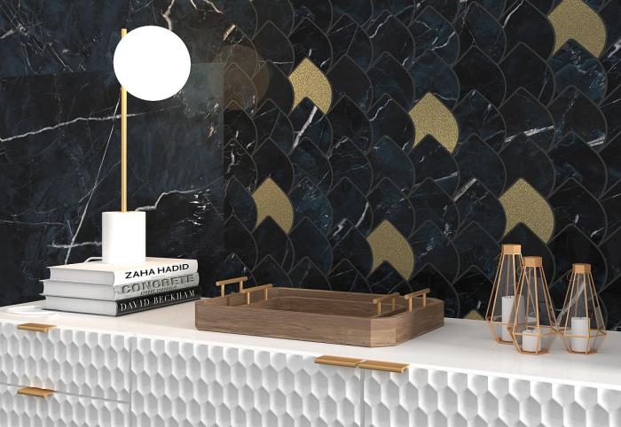 Black Calacatta 90X90