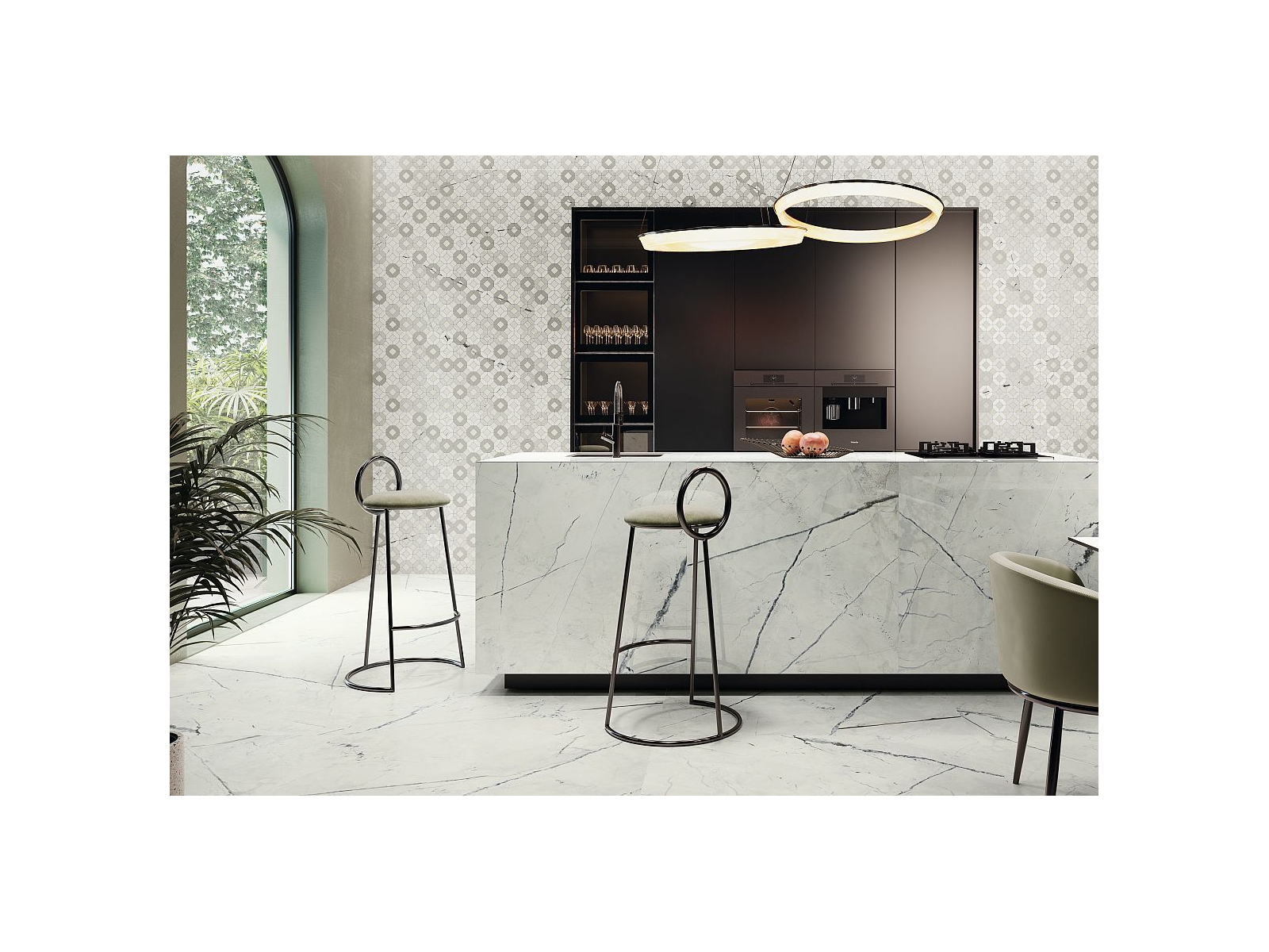 Black Calacatta 90X90