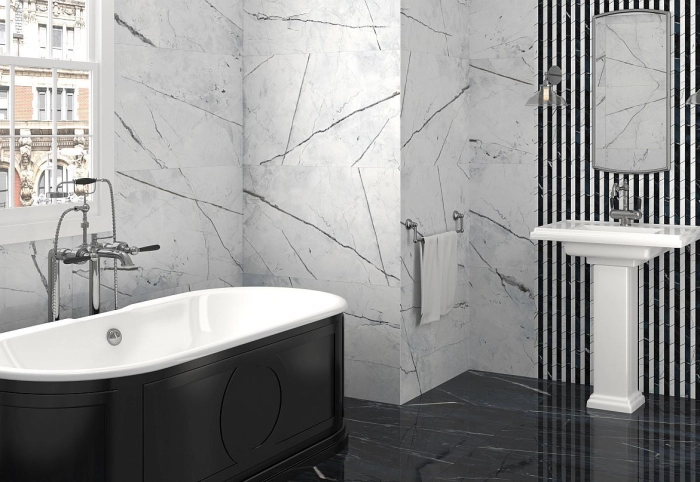 Black Calacatta 90X90