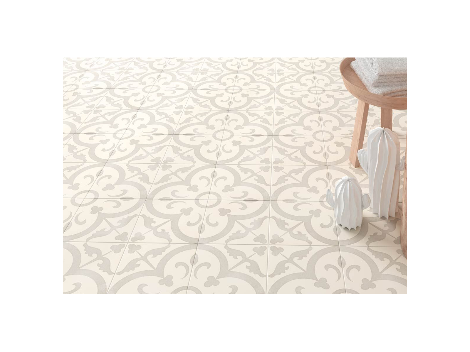 Blomknopp Bone 20x20