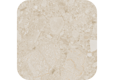 Checkers Rounded Cream Beach 28,6X28,6
