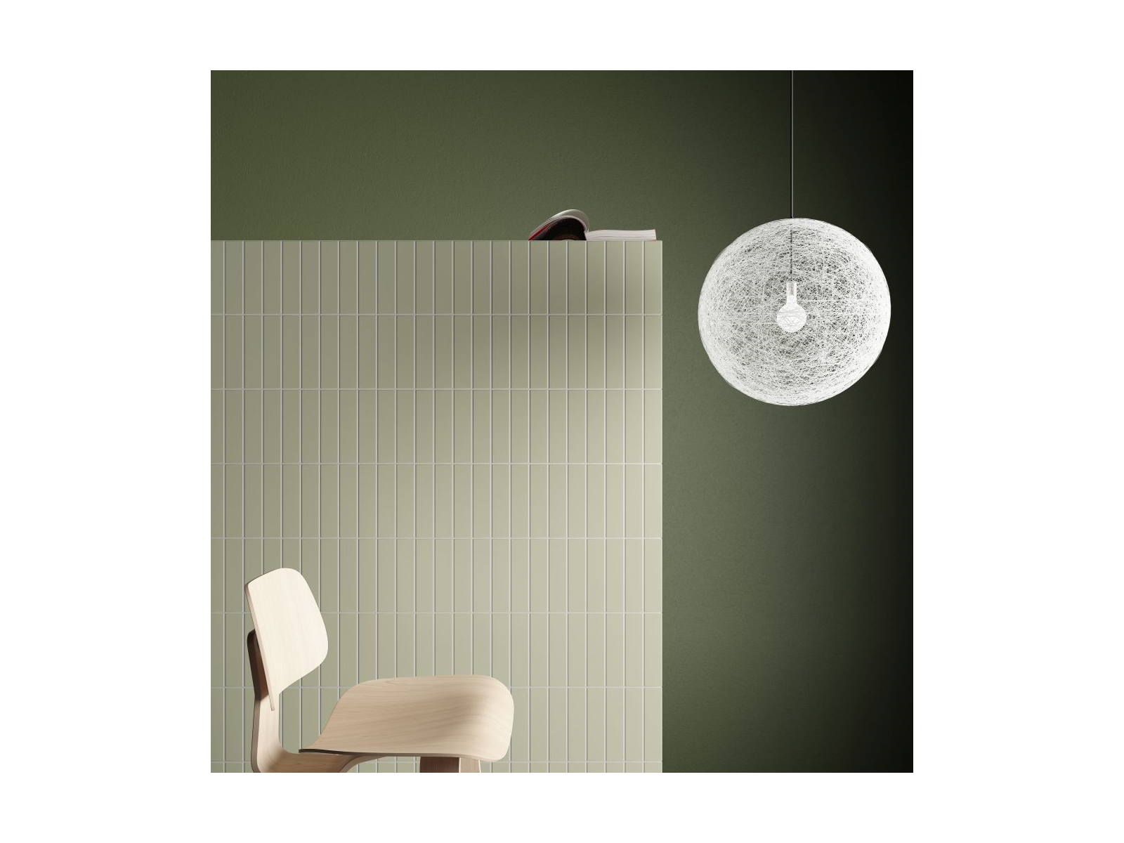Costa Nova Tansy Green Mat 5X20