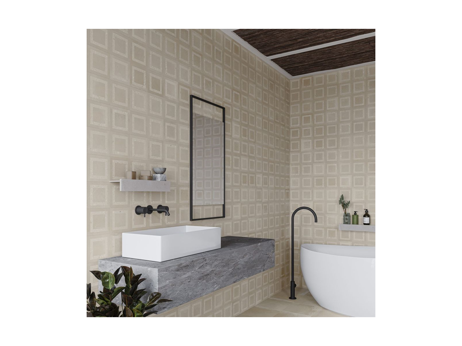 Deco Cottage Almond 33,15X33,15