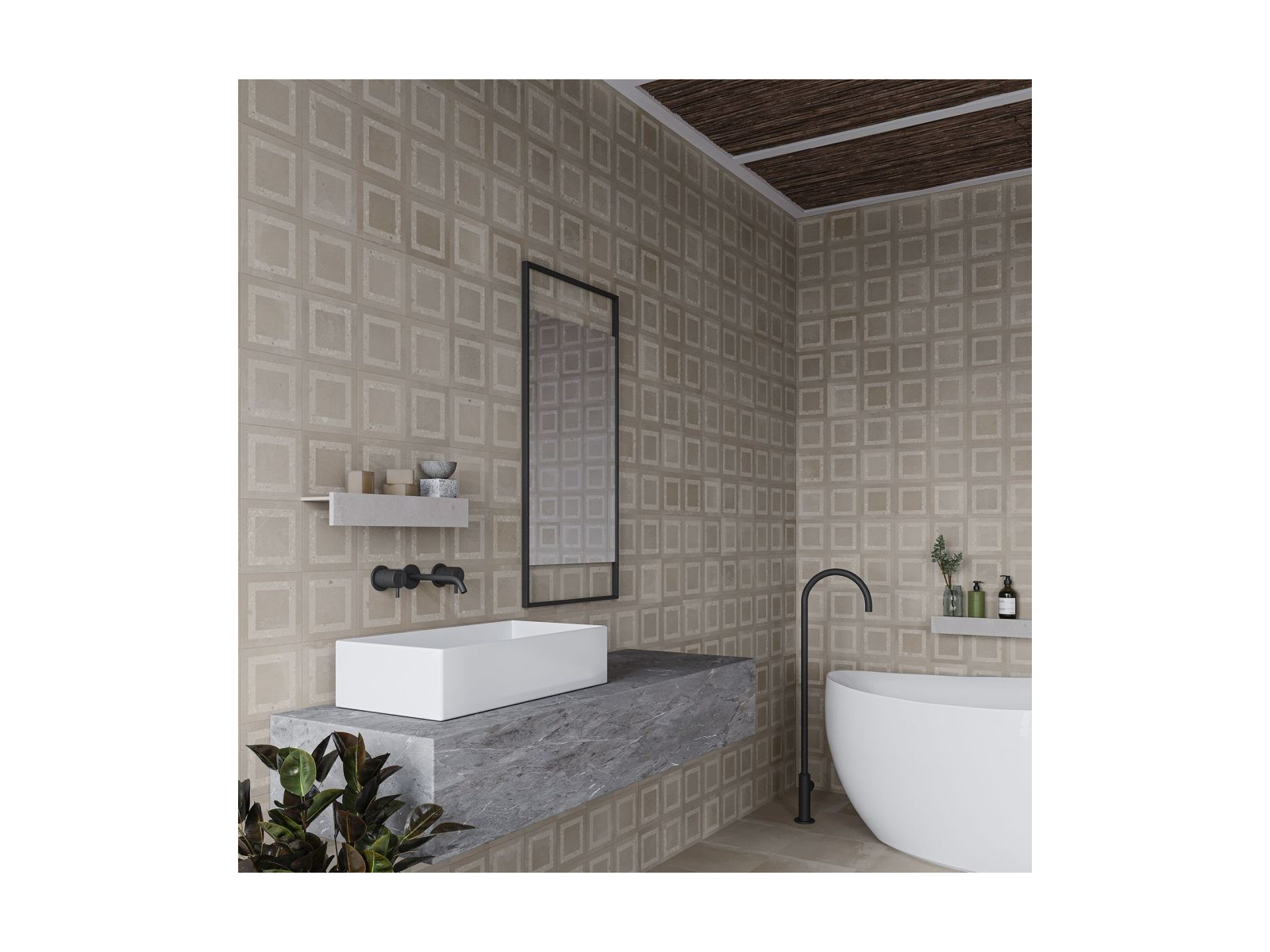 Deco Cottage Greige 33,15X33,15