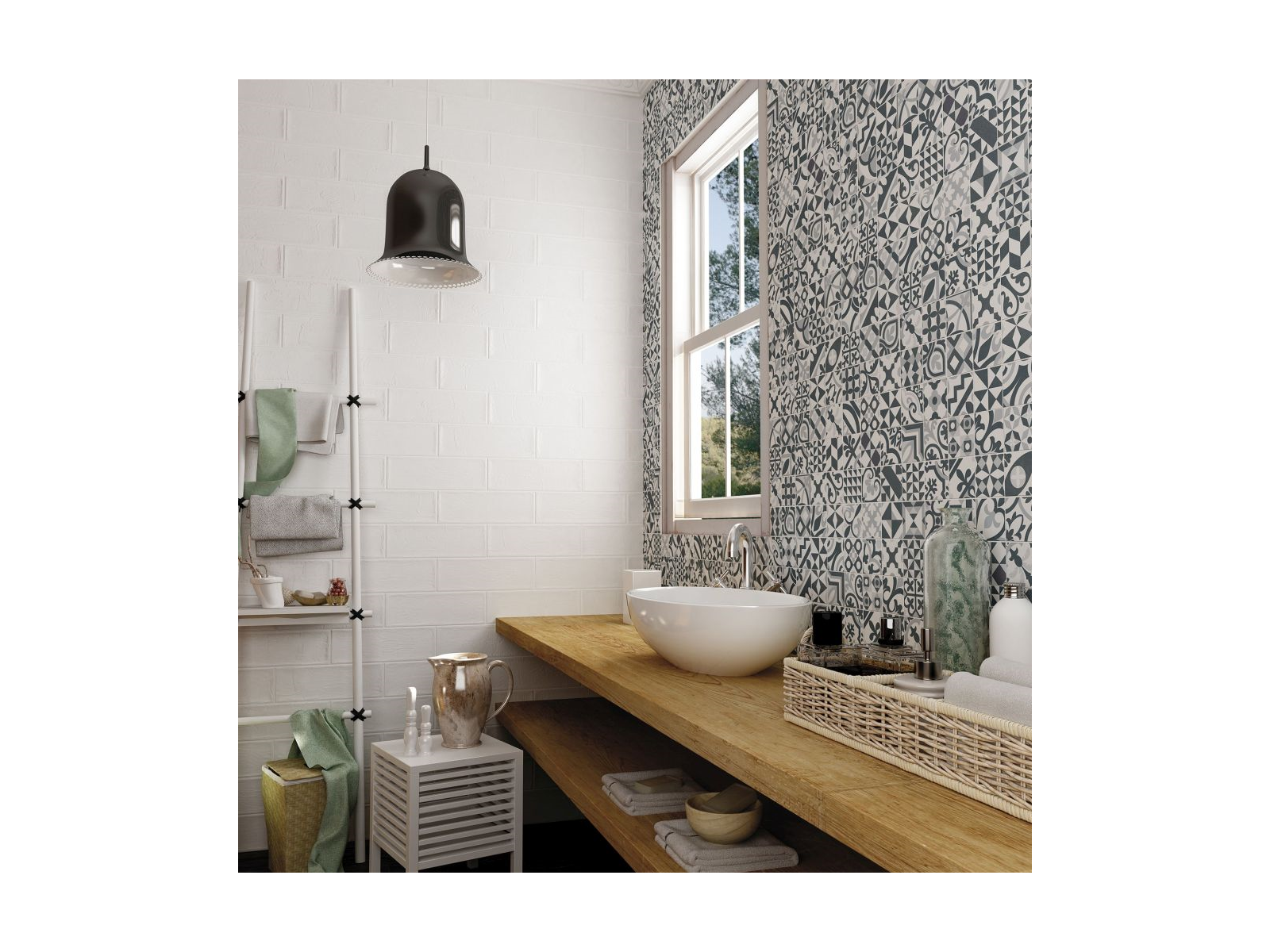 Deco Heritage Black 32X62,5