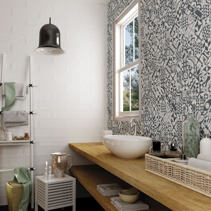 Deco Heritage Black 32X62,5