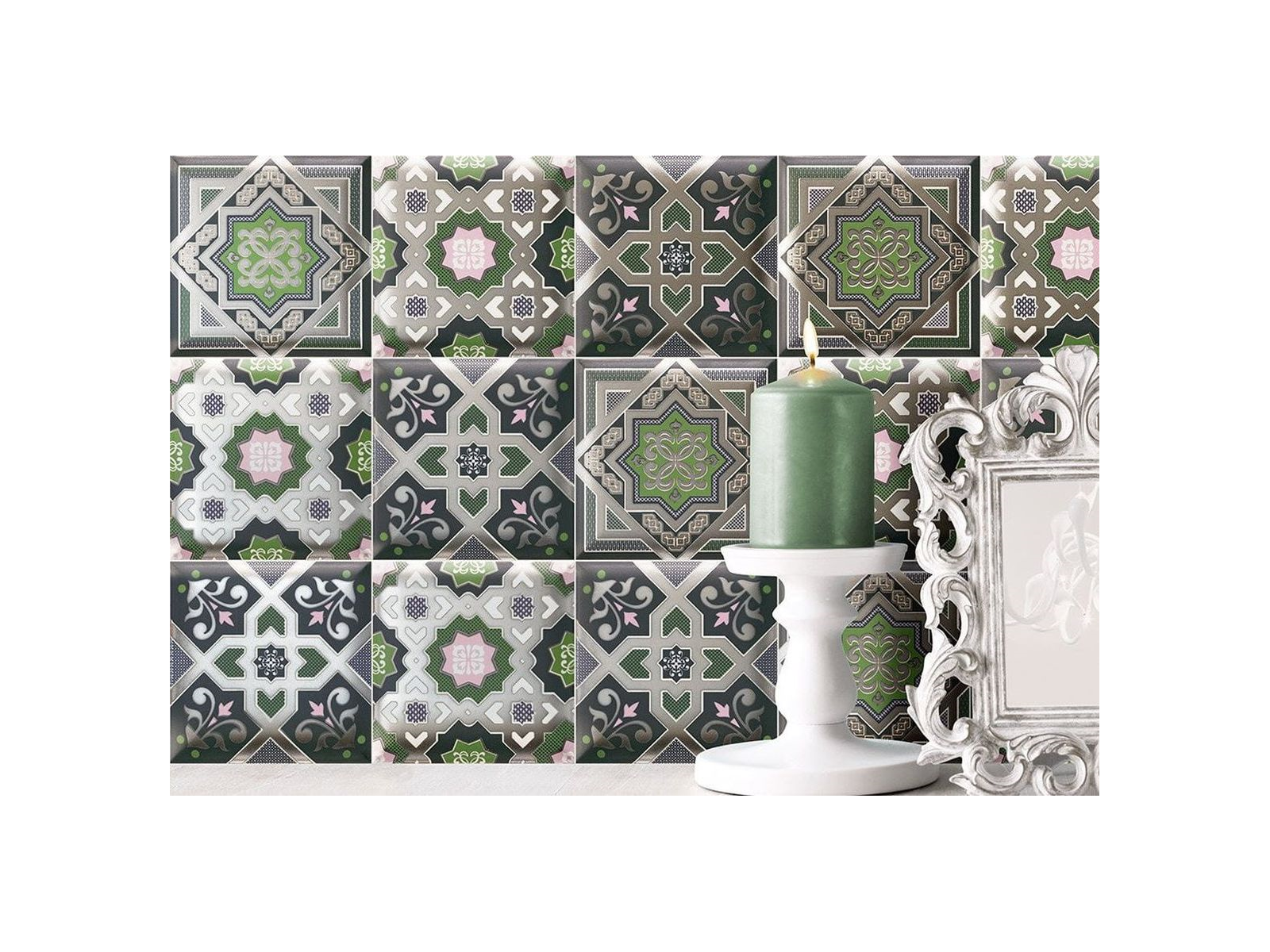 Decor Metal Blu 15x15