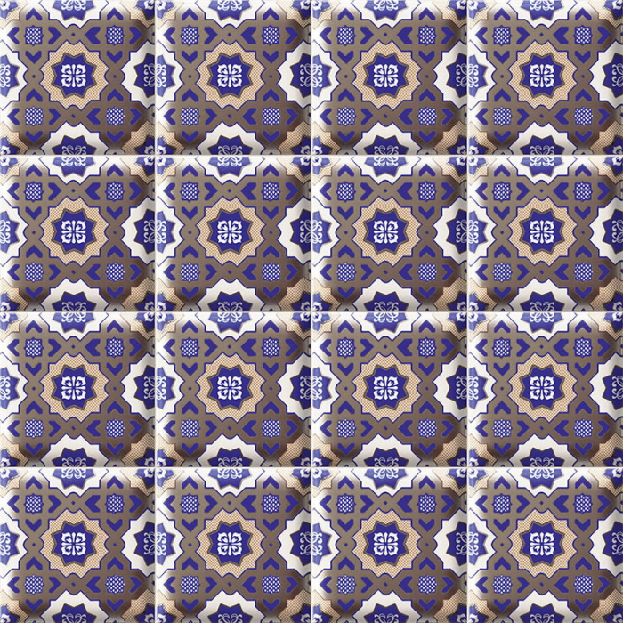 Decor Nilo Blu 15x15
