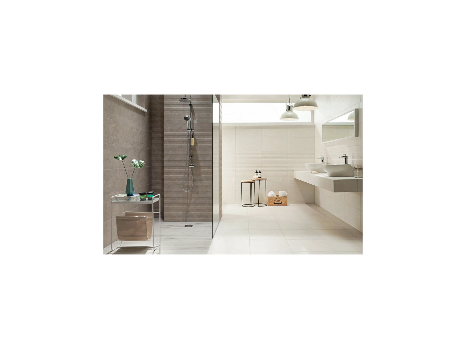 Dekor  Blinds White 2 Struktura Mat Rektifikovaný 29,8X59,8