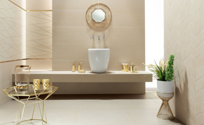 Dekor  House Of Tones Beige Pololesk Rektifikovaný 32,8X89,8
