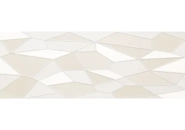Dekor  Origami White Lesk Rektifikovaný 33X90