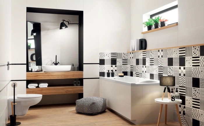 Dlažba  Aspen Brown Struktura Mat Rektifikovaná 14,8X59,8