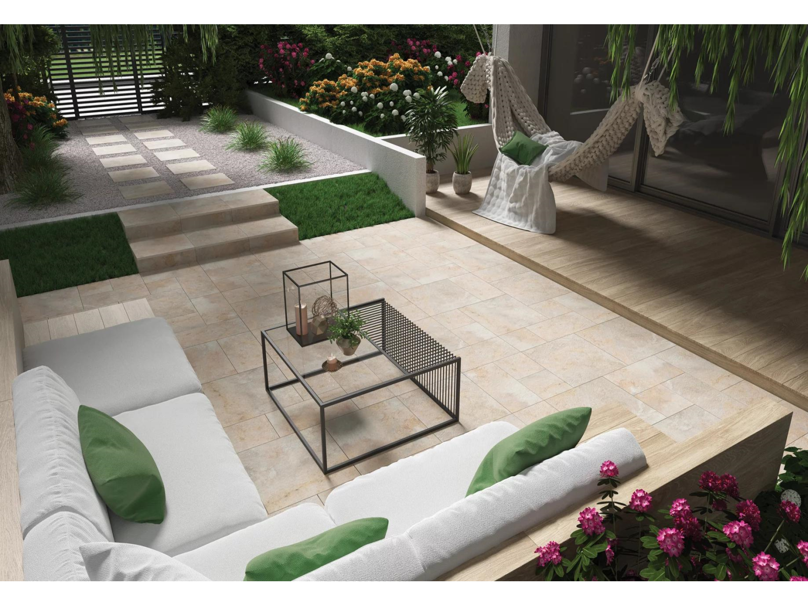 Dlažba  Burlington20 Ivory Struktura Mat Rektifikovaná 60X60