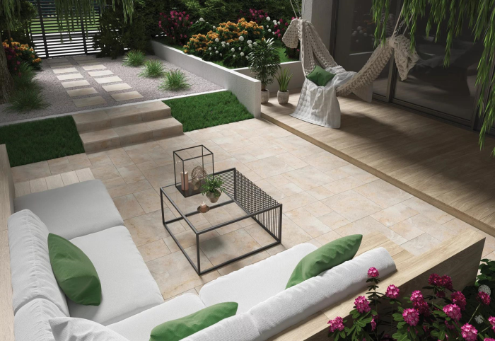 Dlažba  Burlington20 Ivory Struktura Mat Rektifikovaná 60X60