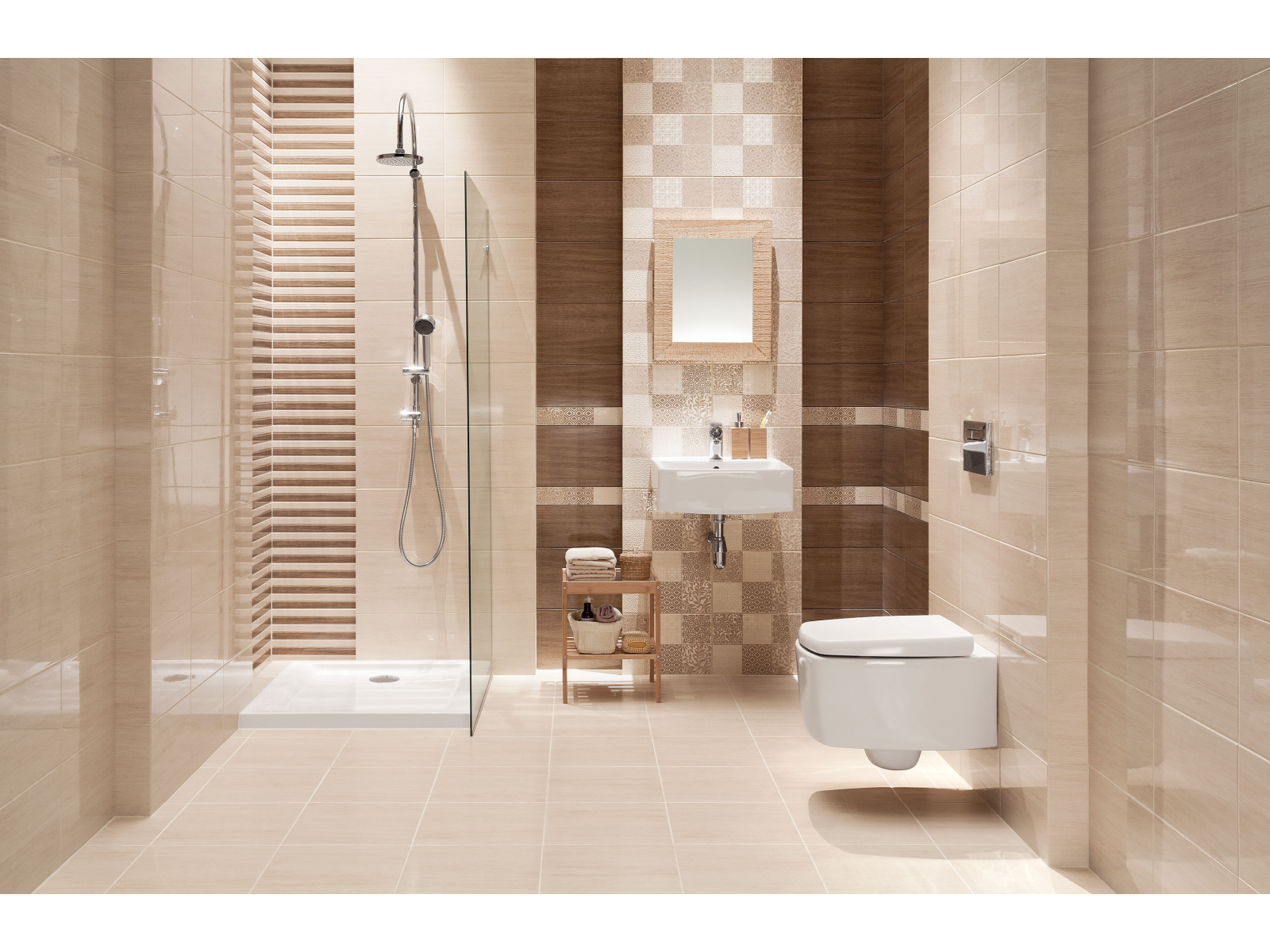 Dlažba  Karyntia Beige Lesk 33X33