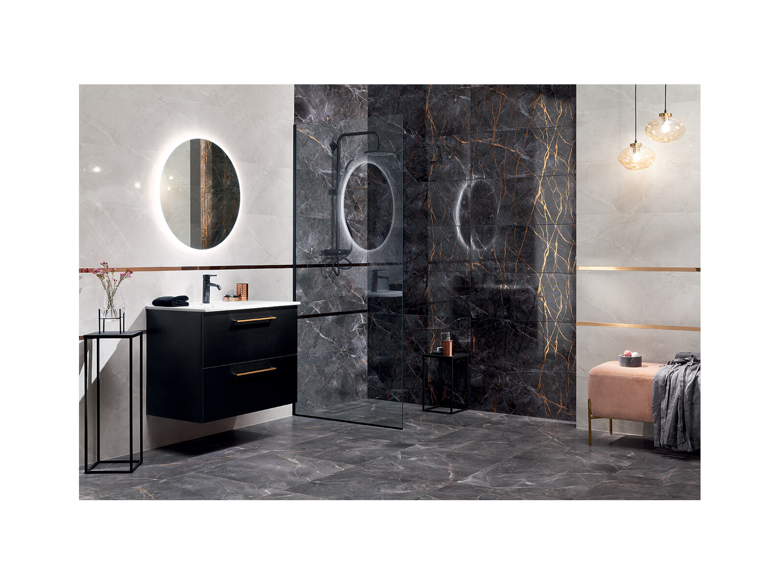 Dlažba  Margaret Graphite Mat Rektifikovaná 60X60