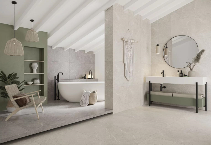 Dlažba  Sunnydust Light Beige Mat Rektifikovaná 60X60