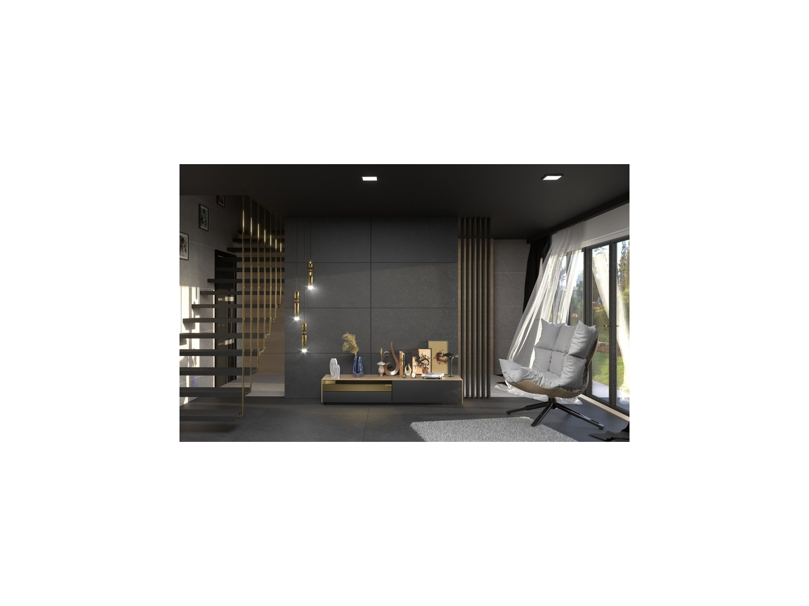Dlažba  Zimba Grey Struktura Mat Rektifikovaná 59,8X119,8