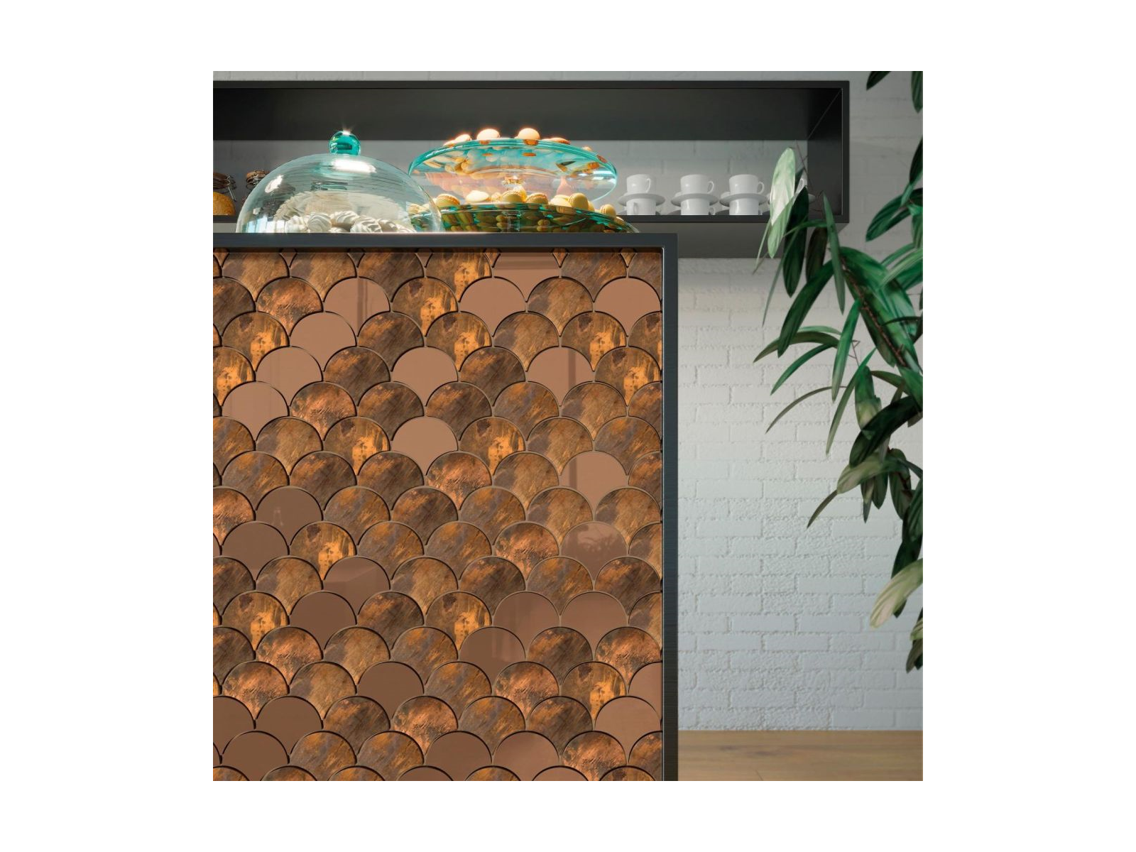 Drop Copper Brushed 29,5X29,6