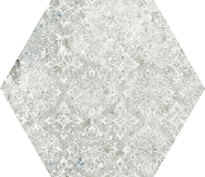 Emotion Grey Natural Hexagon 25x29