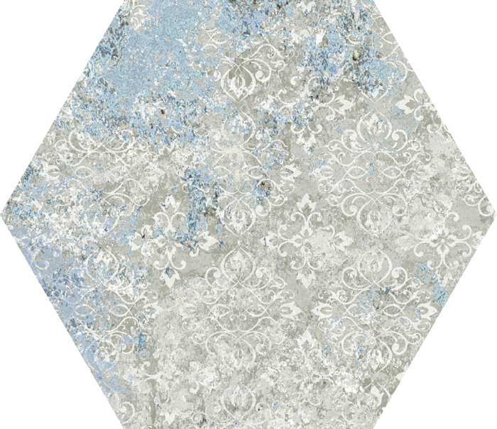 Emotion Grey Natural Hexagon 25x29