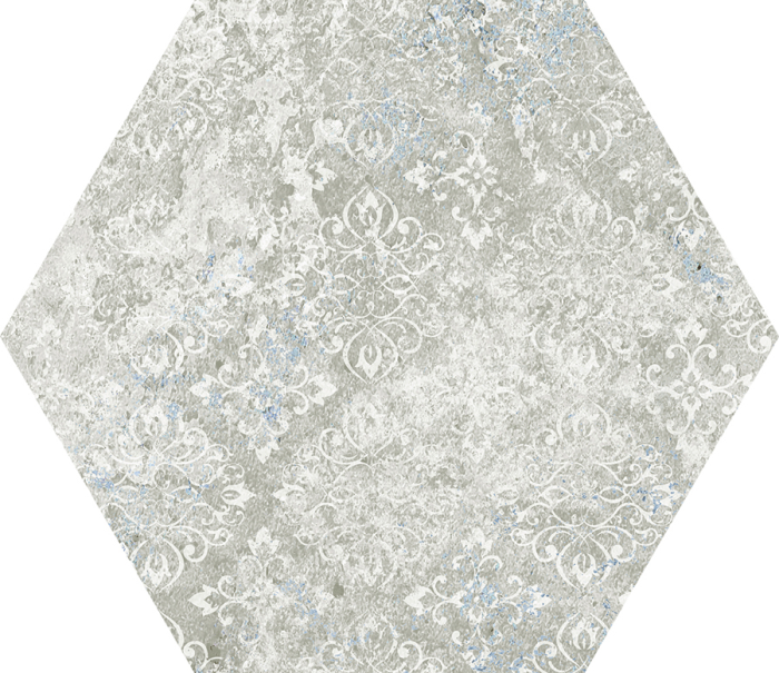 Emotion Grey Natural Hexagon 25x29
