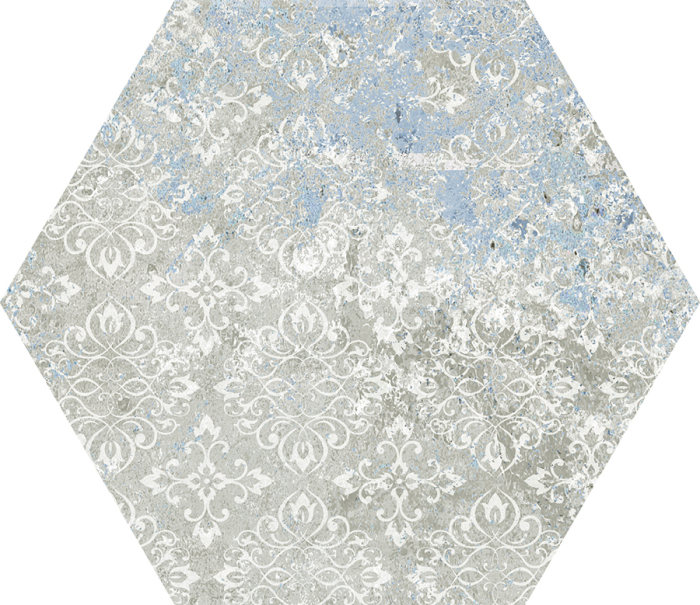 Emotion Grey Natural Hexagon 25x29