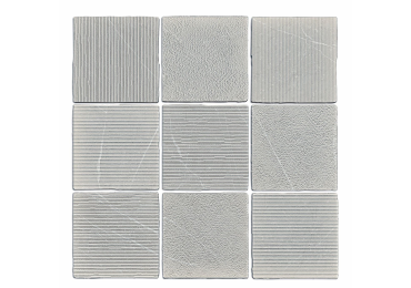 Gea Carved Grey Matt 12X12
