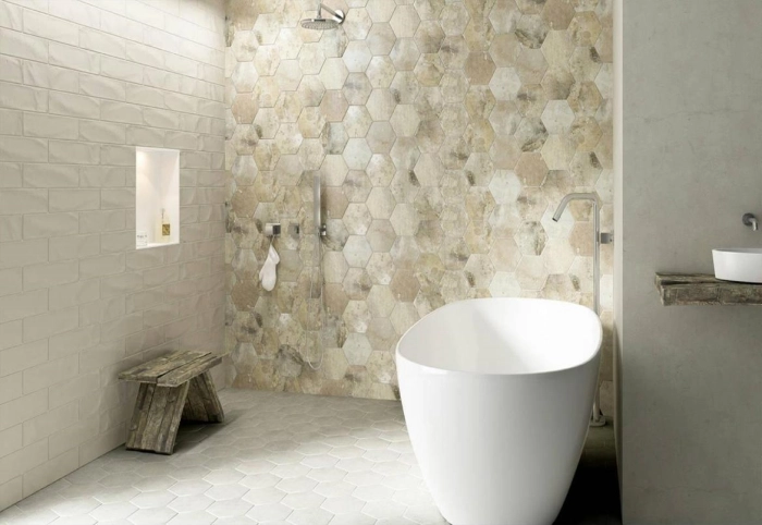 Geo Almond 14X16