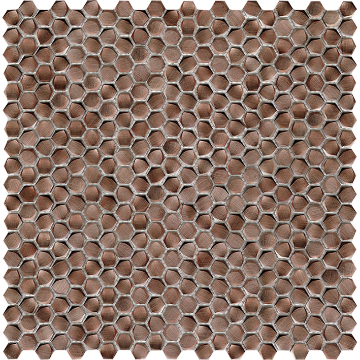 Gravity Alu Hexagon Copper 30,4X30,7